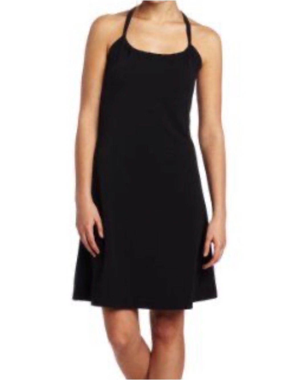 Prana Black Mini Halter Dress
